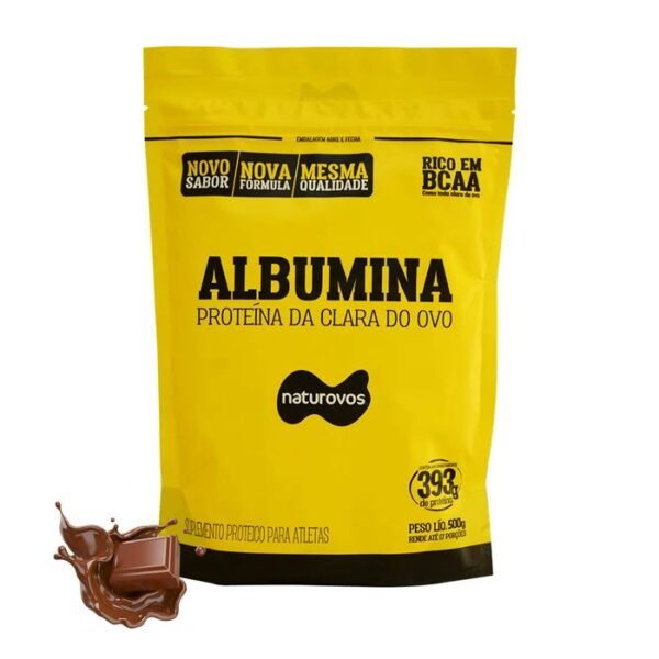 Albumina 420g CHOCOLATE - Naturovos