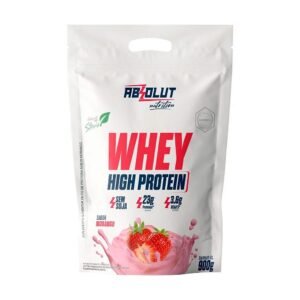 Whey Refil High Morango 900g - Absolut
