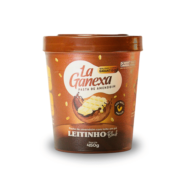 Pasta de Amendoim Leitinho Black 450g - La Ganexa