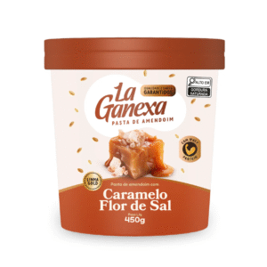 Pasta de Amendoim Caramelo e Flor de Sal 450g - La Ganexa