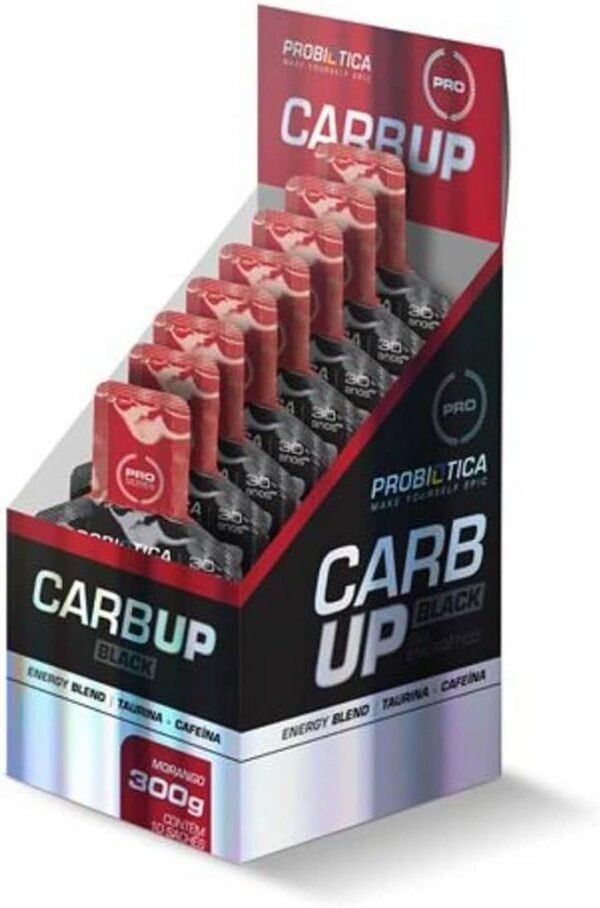 CarbUp Gel BLACK C/10 Guaraná com Açai
