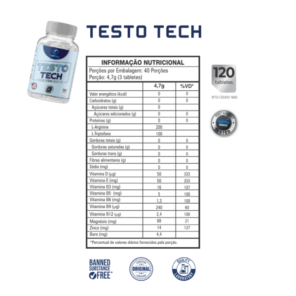 TestoTech 120tbs - OneFull® - Imagem 2