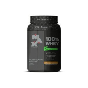 100% Whey Dino Pote 900g CARAMELO MACCHIATO - Max Titanium