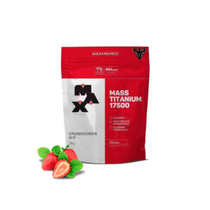 Hipercalórico Mass 17500 3kg MORANGO - Max Titanium