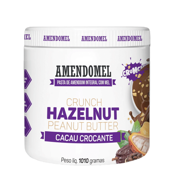 Pasta de Amendoim Crocante com Cacau 1kg - Amendomel - Imagem 2
