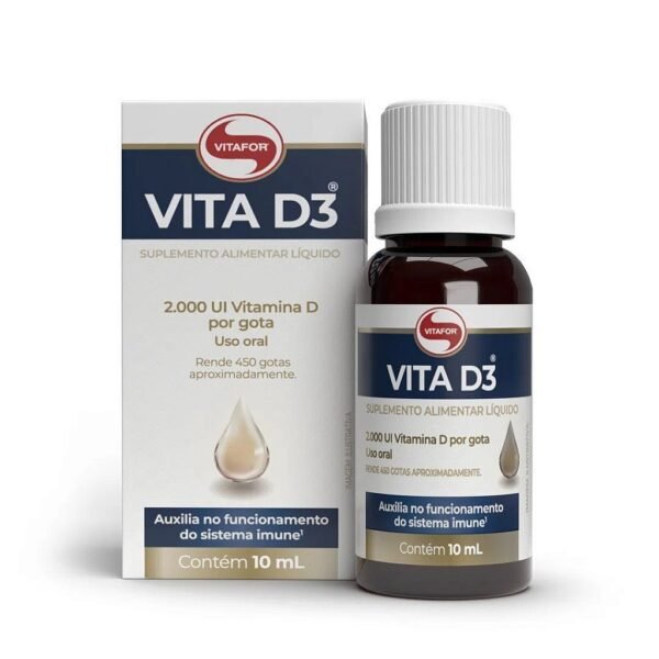 Vita D3 GOTAS Frasco 10ml - Vitafor - Imagem 3