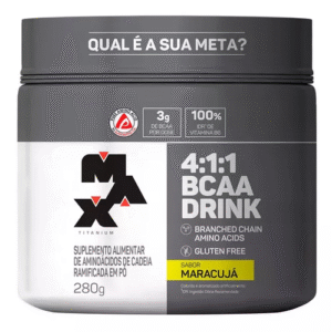 Bcaa Drink 4:1:1 Pote 280g Maracujá - Max Titanium