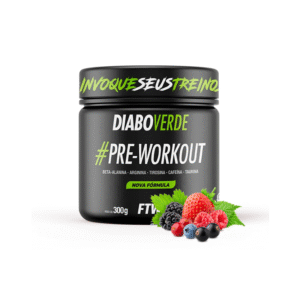 Pré Treino Diabo Verde 300g Frutas Vermelhas - FTW