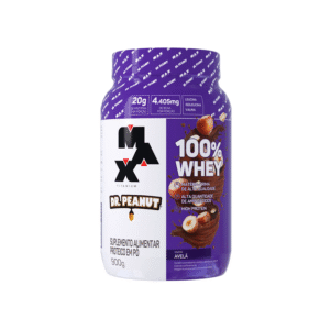 100% WHEY DR PEANUT POTE 900G AVELÃ  - Max Titanium