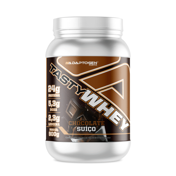 Tasty Whey 3W Gourmet Chocolate Suiço 900g - Adaptogen