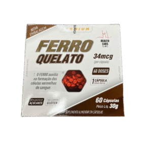 Ferro Quelato 60cps - Health Labs