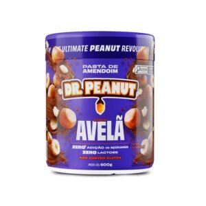 Pasta de Amendoim Dr Peanut 600g AVELÃ