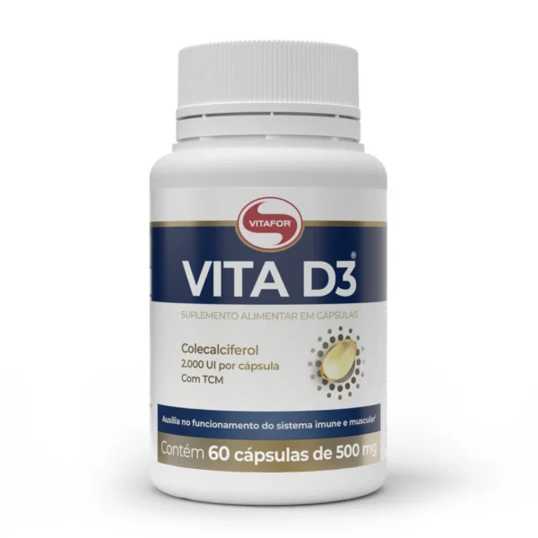 Vita D3 60 Cápsulas - Vitafor