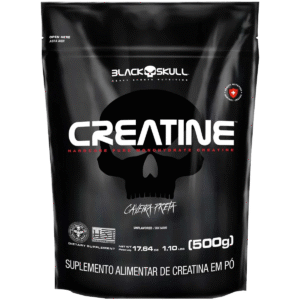 Refil Creatine 100% Pura 500g - BlackSkull